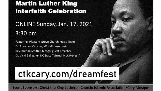 MLK, Jr. interfaith celebration, Cary, NC
